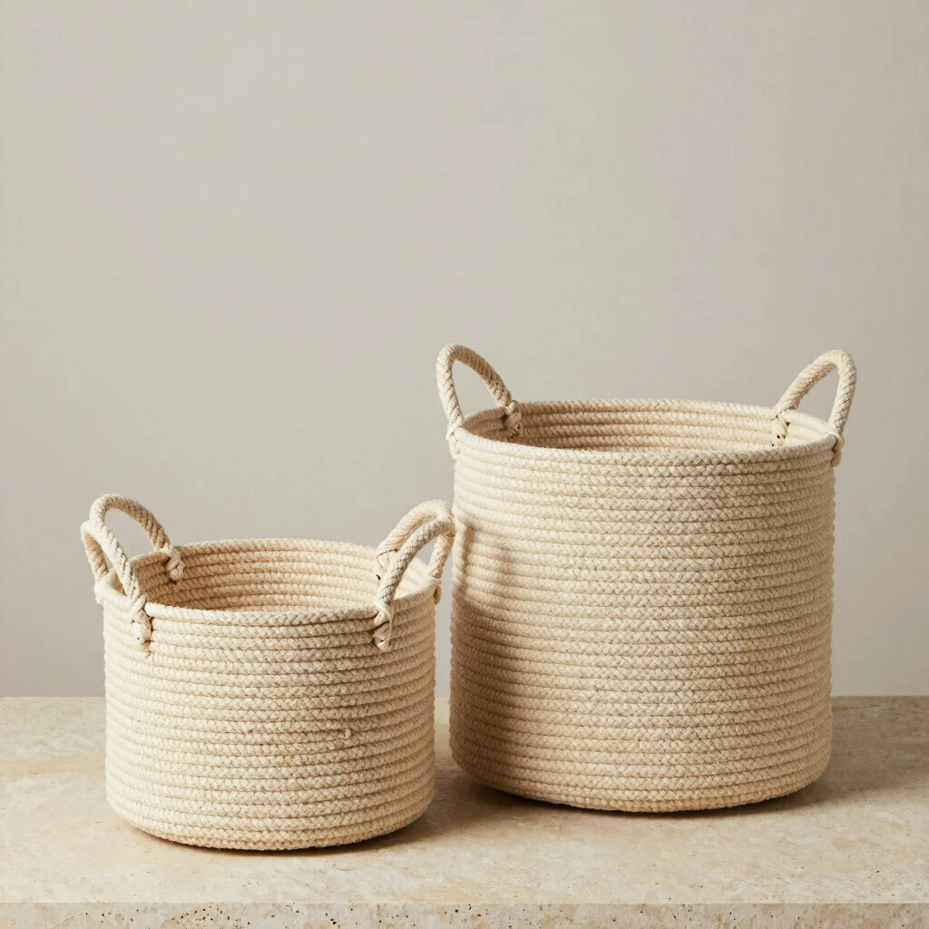 Cotton Storage Baskets